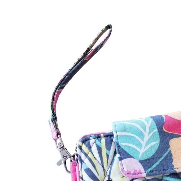 Vera Bradley Wristlet Jazzy Blooms Wallet Floral Colorful Please See Description - Picture 3 of 8
